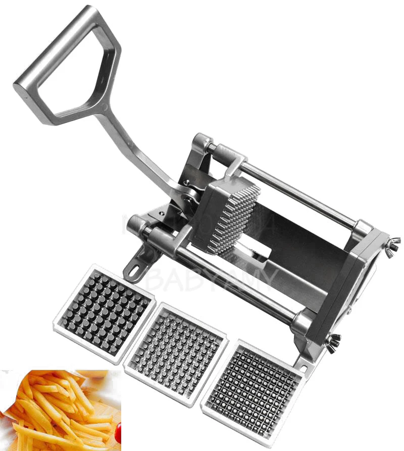 Commercial Fast Heavy Duty French Fry Cutter Potato Slicer Hotel Vegetables 8cm 10cm 12cm Potato Cutter Slicer Radish Slice