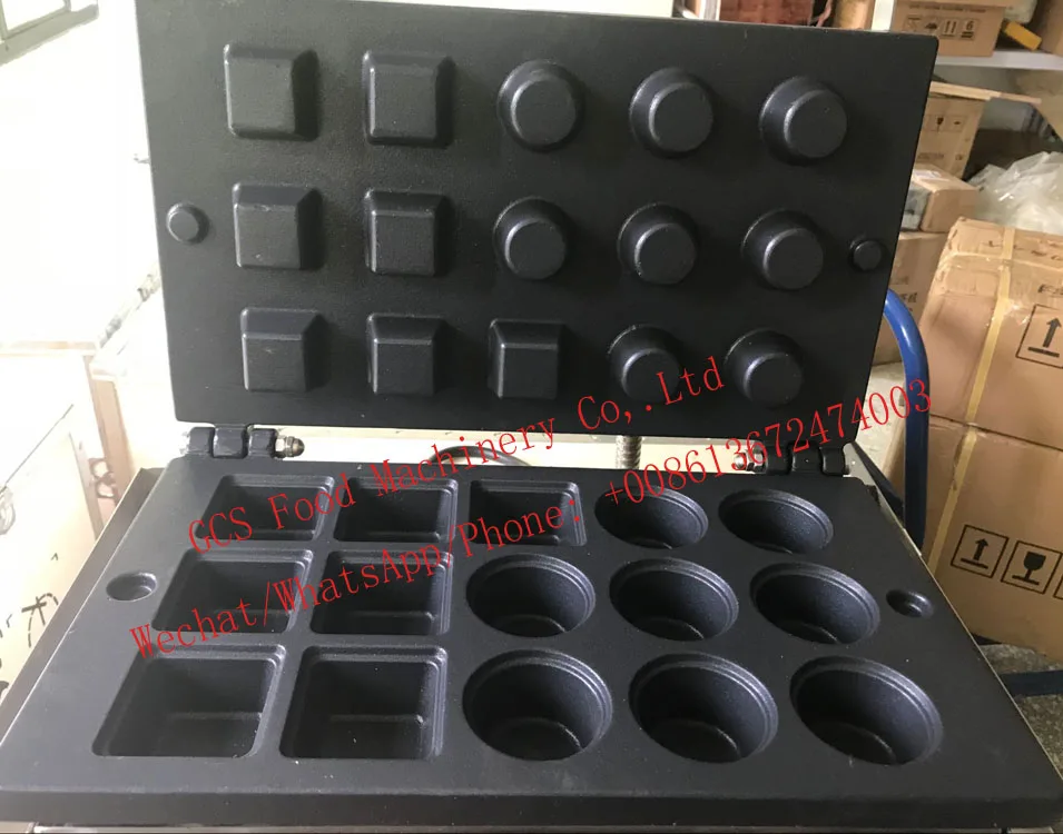 Commercial Nonstick 110v 220v Electric 15pcs Mini Round Pastry Tart Tartlet Pie Shell Machine Maker Iron - Image 2