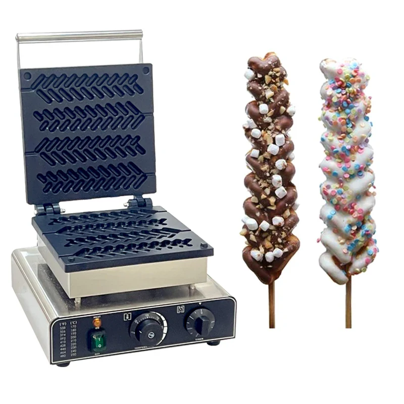Commercial Use 4 Pcs Lolly Waffle sticks machine hot dog waffle Maker electric lolly waffle maker - Image 2