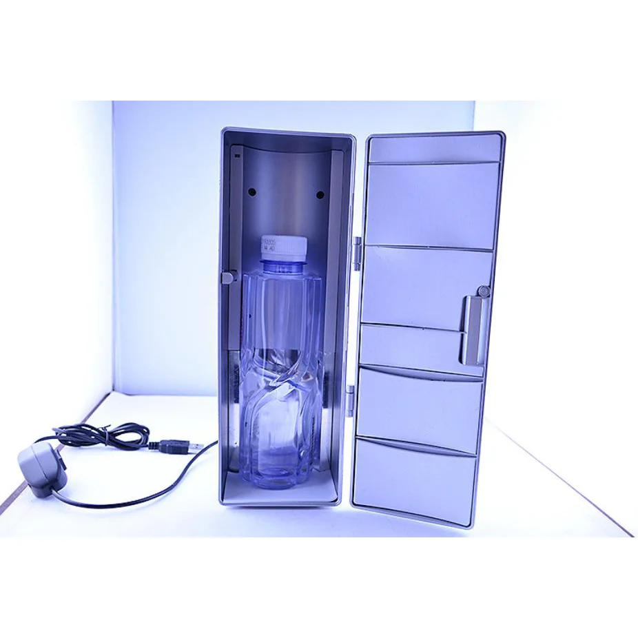 Compact Mini USB Fridge Freezer Cans Drink Beer Cooler Warmer Travel Car Office Use - Image 2
