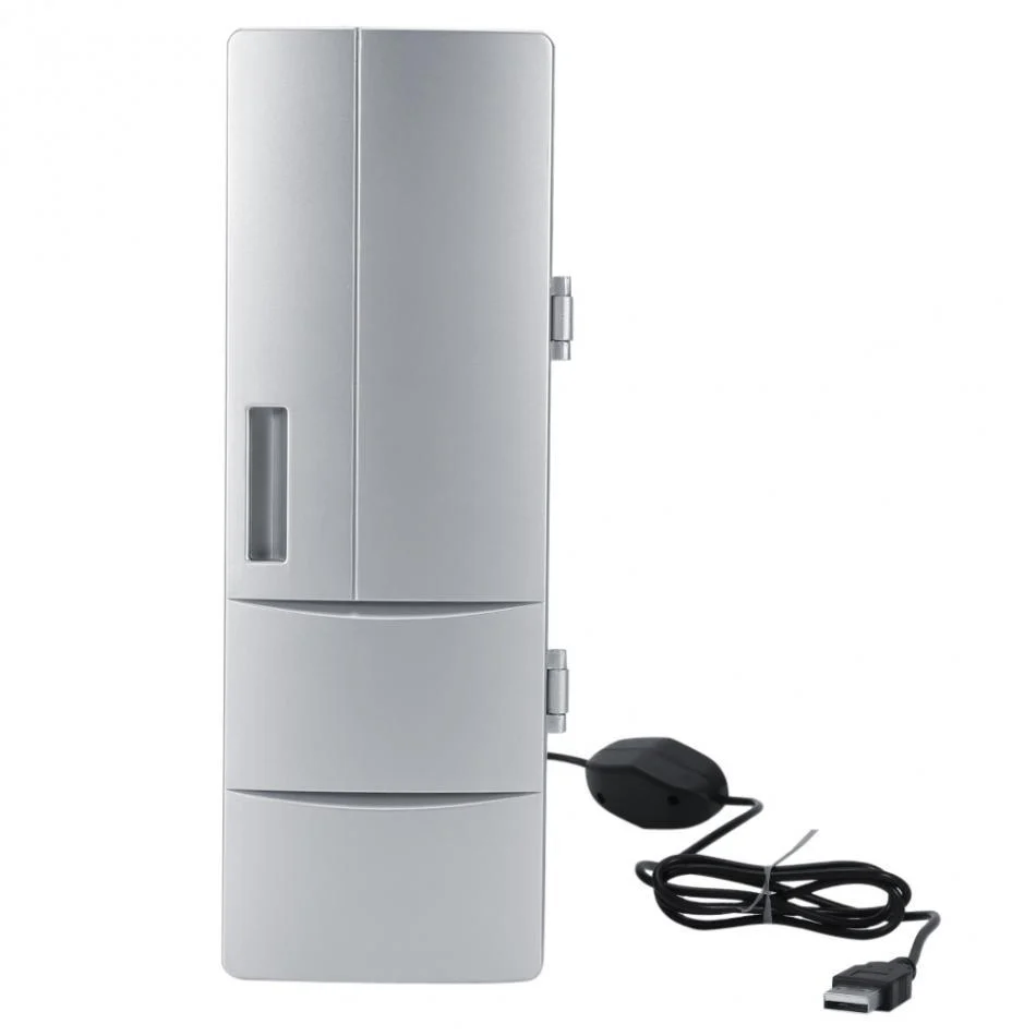 Compact Mini USB Fridge Freezer Cans Drink Beer Cooler Warmer Travel Car Office Use - Image 6