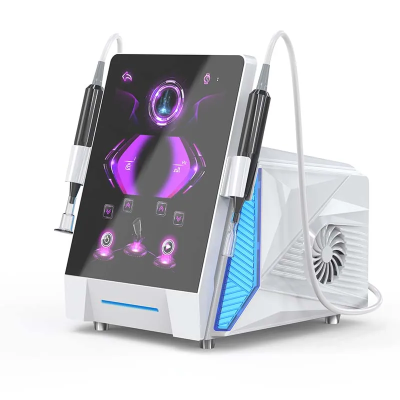 Coolplasmo 12-in-1 Cold and Hot Plasma Beauty Machine for Acne Treatment, Hair Scalp Care, Wrinkle Removal, Scar Reduction, Skin Rejuvenation with 12 Replaceable Tips and 15-Inch Touch Screen