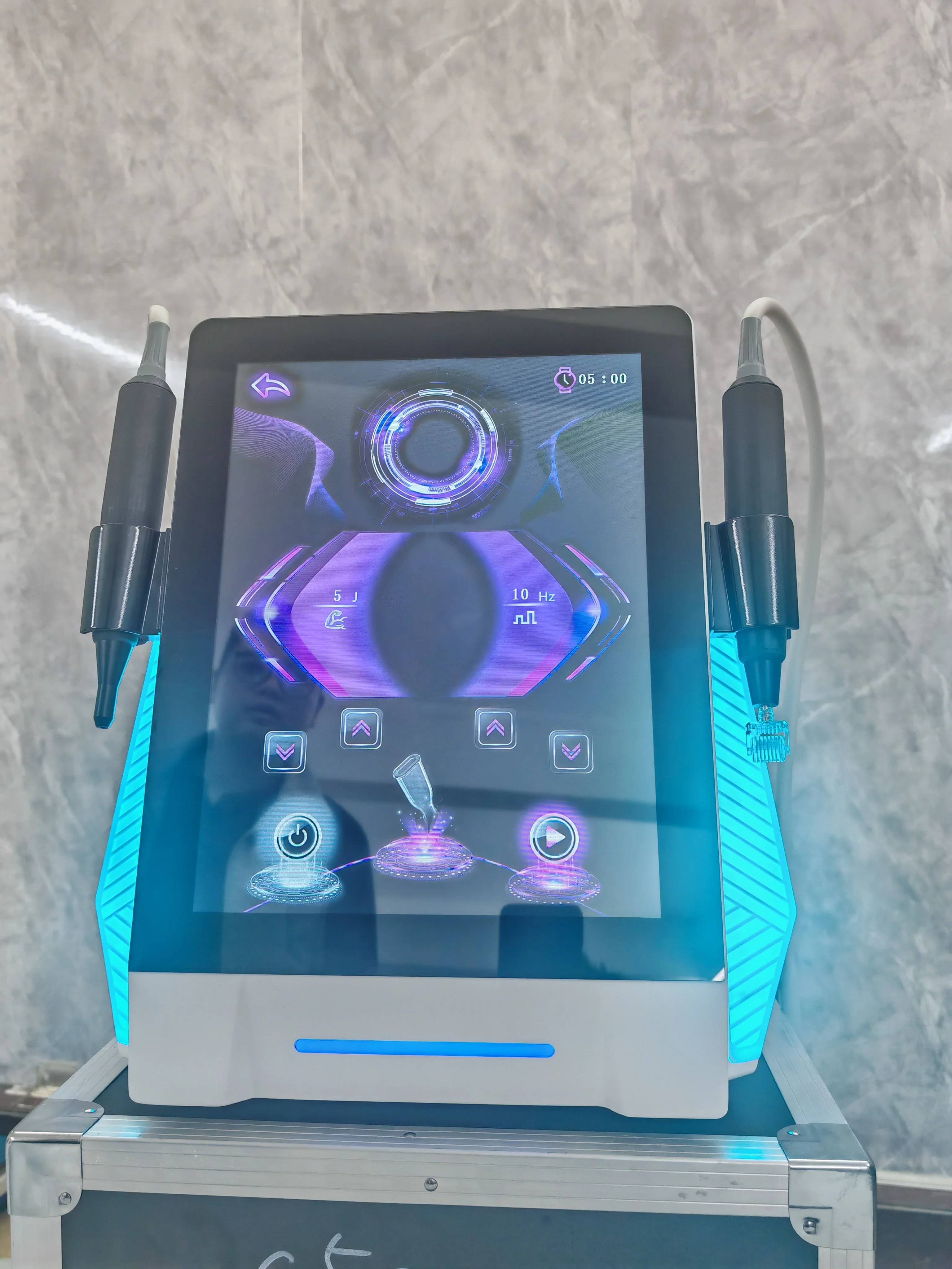 Coolplasmo 12-in-1 Cold and Hot Plasma Beauty Machine for Acne Treatment, Hair Scalp Care, Wrinkle Removal, Scar Reduction, Skin Rejuvenation with 12 Replaceable Tips and 15-Inch Touch Screen - Image 2