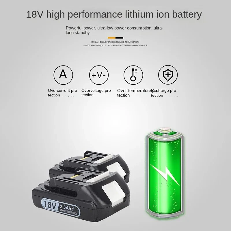 Cordless Electric Hydraulic Clamp Pz-300 Portable Battery Crimping Tool for Copper Aluminum Cable Terminal 16-300Mm - Image 3