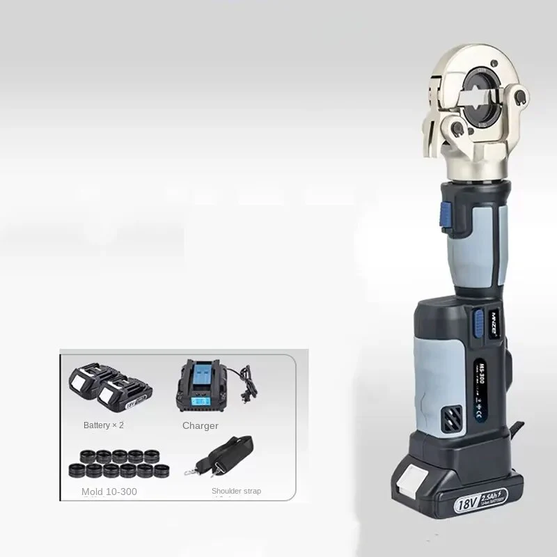 Cordless Electric Hydraulic Clamp Pz-300 Portable Battery Crimping Tool for Copper Aluminum Cable Terminal 16-300Mm - Image 5