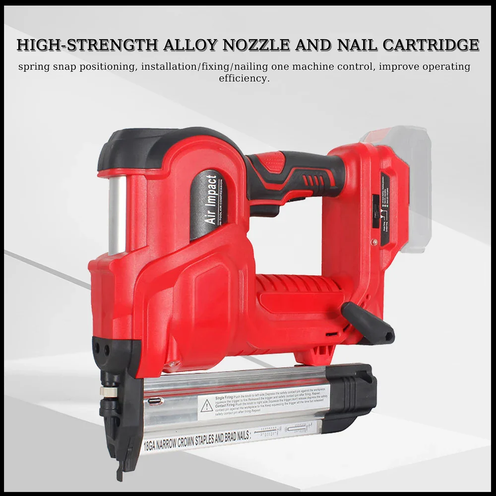 Cordless Nailing Machine Electric Stapler with 200pcs 32mm and 200pcs 50mm Nails For Makita Lithium Battery Electric Nailing Gun - Image 4