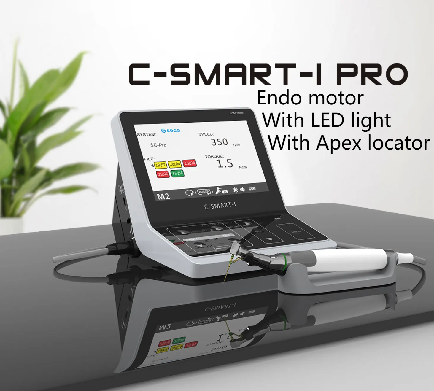 COXO C-SMART-I PRO LED Dental Endo Motor Root Canal Endodontic Treatment Machine Preparation With Apex Locator Dental Equipment - Image 6
