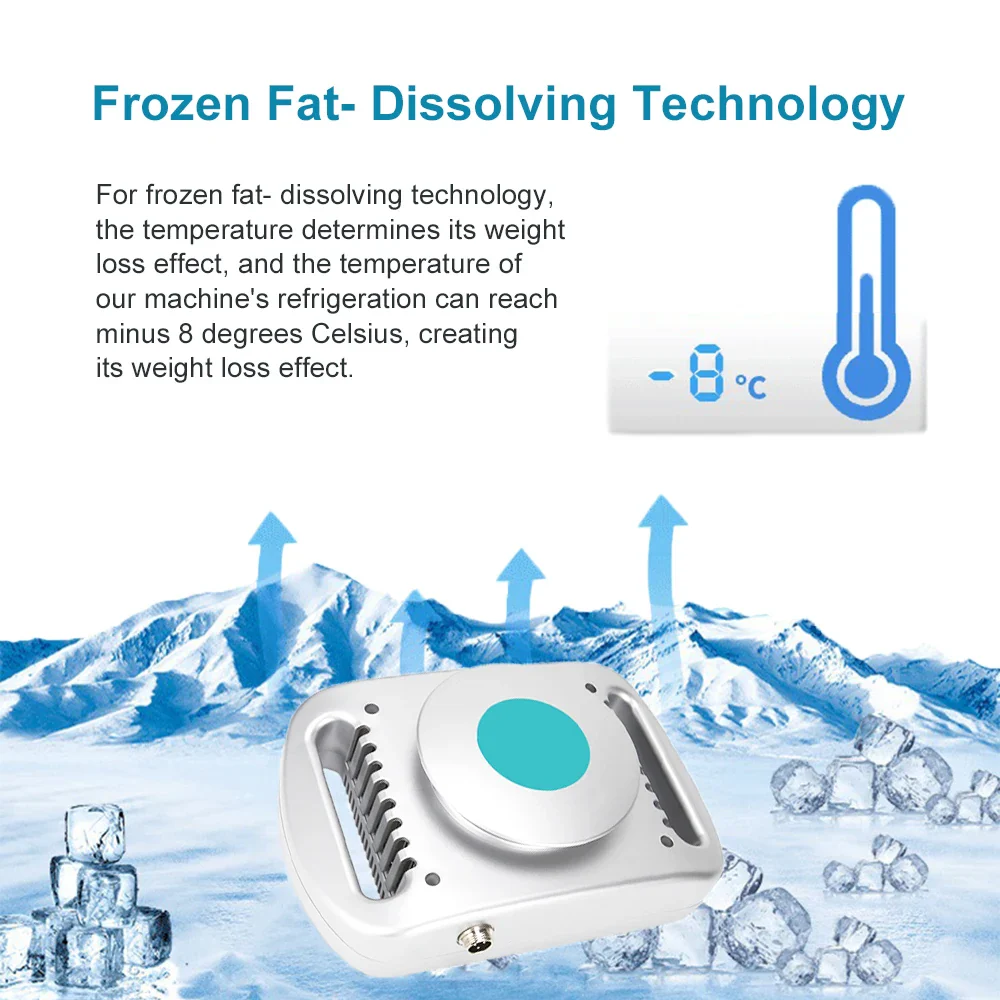 Cryolipolysis Fat Freezing Machine Belly Fat Burner for Women Weight Loss Body Slimming Anti Cellulite Massager Cold Therapy - Image 6