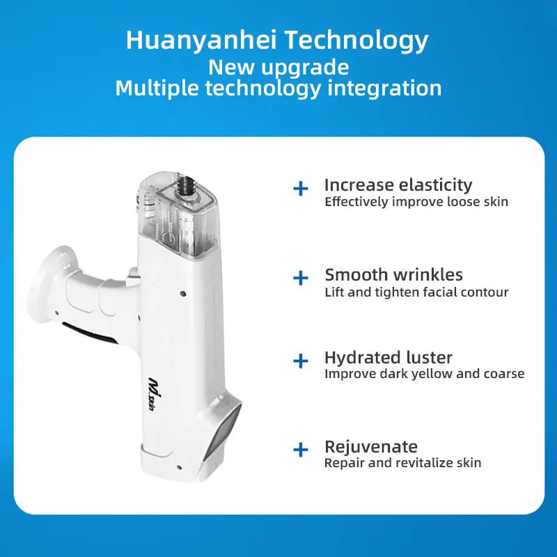 Custom Factory 5 Pins Nano Needle Vital Water Concerto MJ EZ Prp Mesotherapy Injector Meso Gun Vacuum Injector Mesotherapy Gun - Image 5