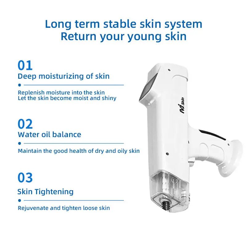 Custom Factory 5 Pins Nano Needle Vital Water Concerto MJ EZ Prp Mesotherapy Injector Meso Gun Vacuum Injector Mesotherapy Gun - Image 6