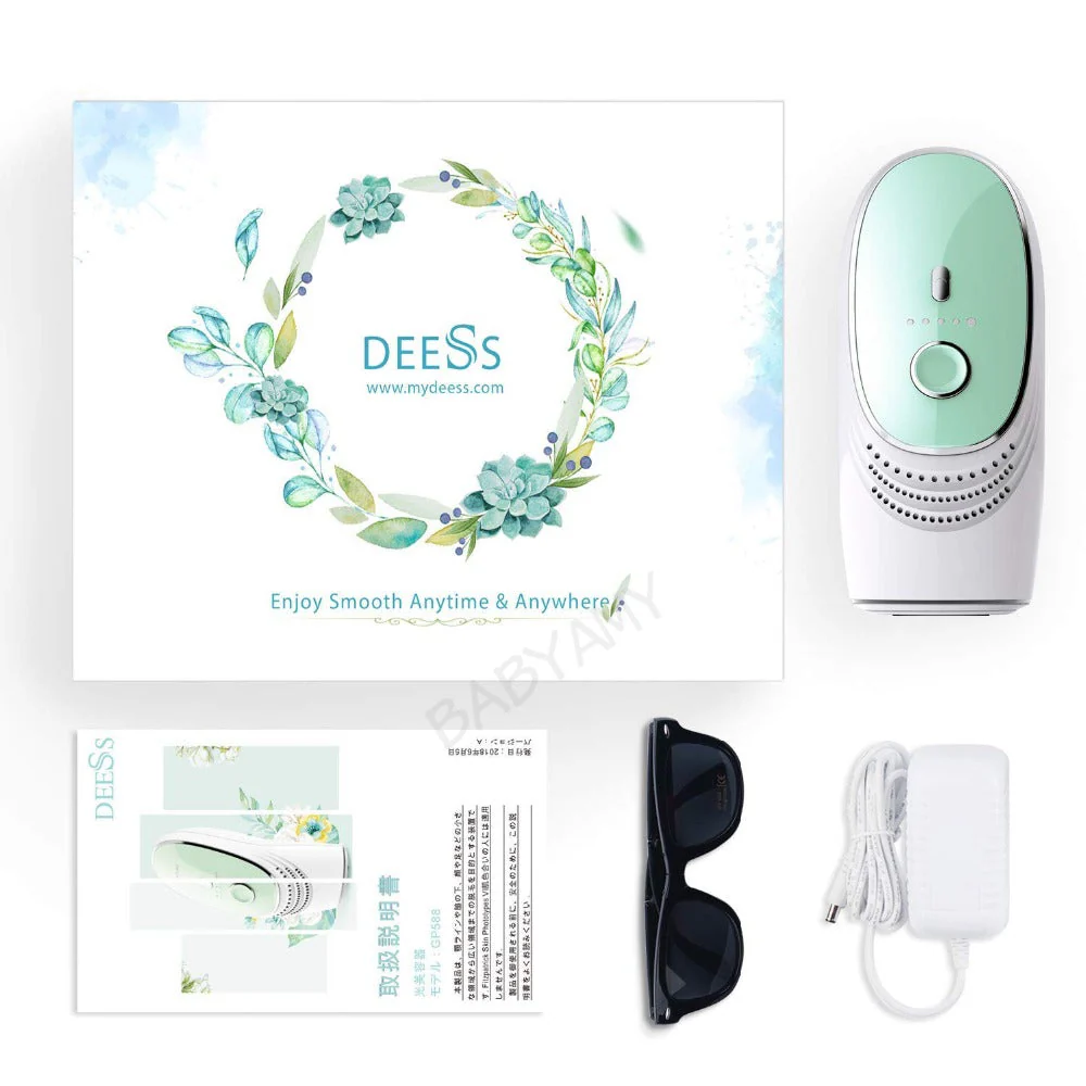 DEESS GP588 350000 pulsed IPL Hair Removal Device depilador a laser Permanent Hair Removal Painless Armpit Bikini Body Trimmer - Image 6