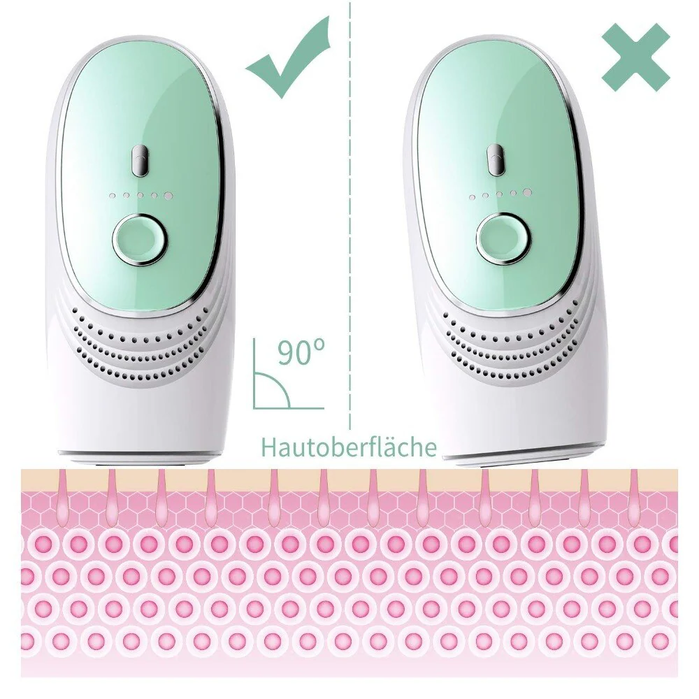 DEESS GP588 350000 pulsed IPL Hair Removal Device depilador a laser Permanent Hair Removal Painless Armpit Bikini Body Trimmer - Image 7