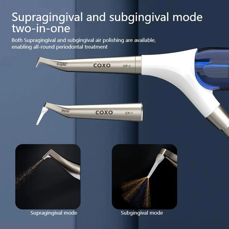 Dental Air Polishing Prophy Jet Coxo Teeth Polishing Sandblaster 2/ 4 Holes Air Polisher Handpiece Airflow/Sandblasting Machine - Image 5