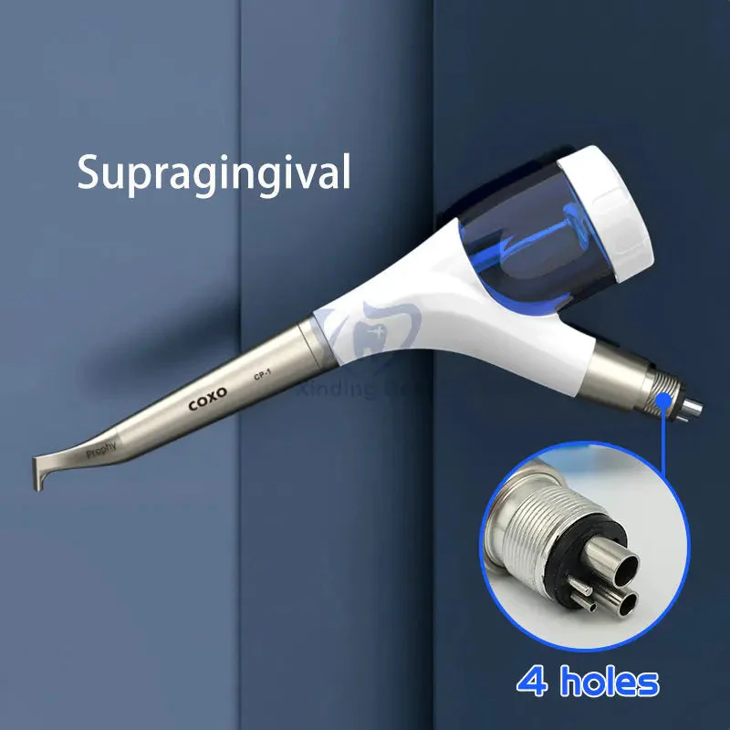 Dental Air Polishing Prophy Jet Coxo Teeth Polishing Sandblaster 2/ 4 Holes Air Polisher Handpiece Airflow/Sandblasting Machine - Image 7