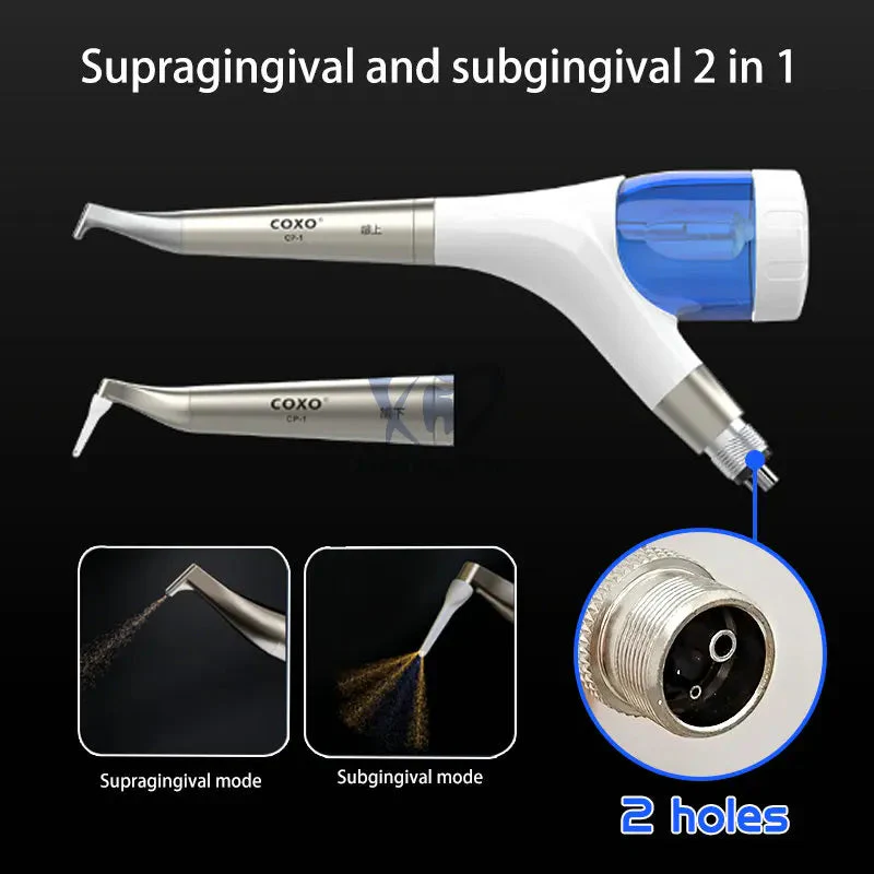 Dental Air Polishing Prophy Jet Coxo Teeth Polishing Sandblaster 2/ 4 Holes Air Polisher Handpiece Airflow/Sandblasting Machine - Image 9