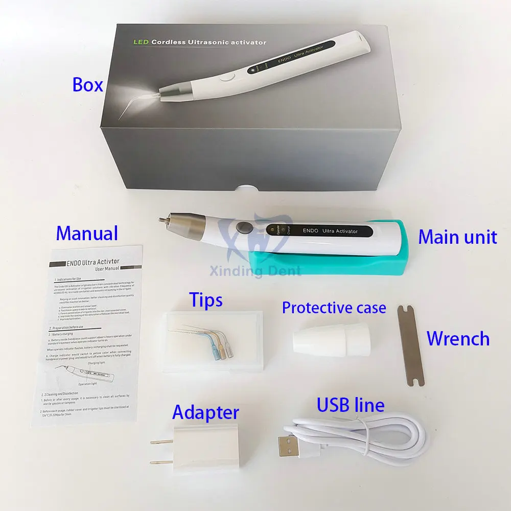 Dental Cordless LED Ultrasonic Activator Wireless Endo Ultra Activator For Endodontic Root Canal Irrigation Dentistry Tools - Image 6
