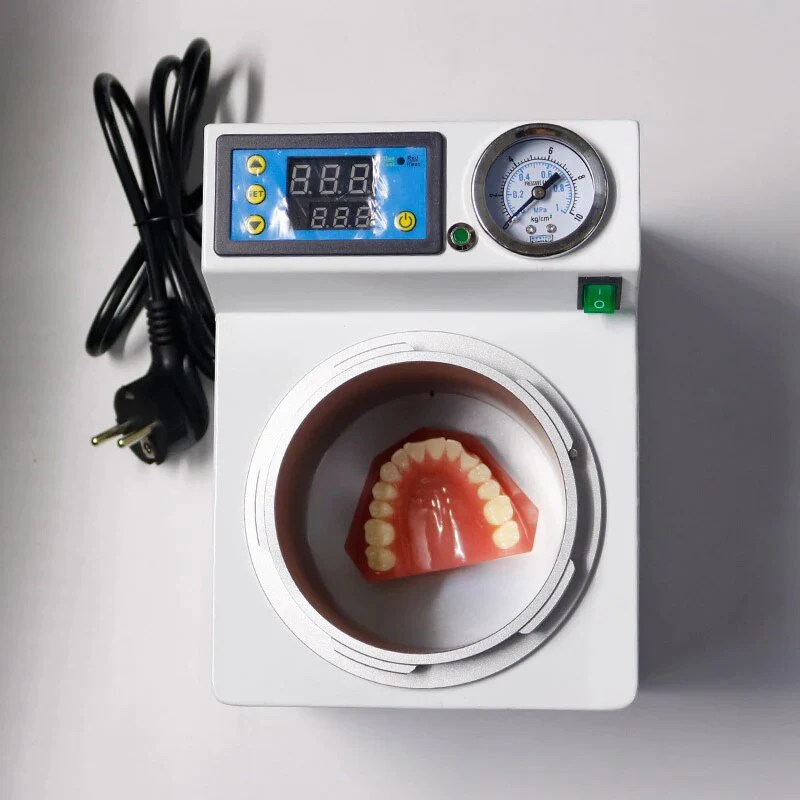 Dental Lab Automatic Polymerizer Portable Curing Pressure Pot Polymerizing Digital Display  Adsorption silicone rubber repair - Image 4