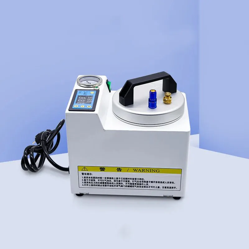 Dental Lab Automatic Polymerizer Portable Curing Pressure Pot Polymerizing Digital Display  Adsorption silicone rubber repair - Image 5