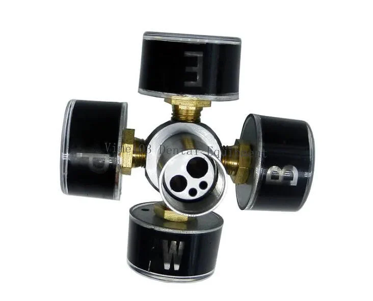Dental Meter 4 Holes Turbine Manometer For High Speed Handpiece Pressure Gauge Test Air Water Tester - Image 2