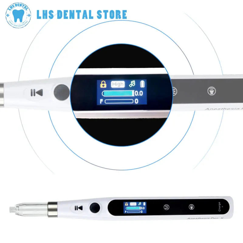 Dental Oral Anesthesia Injector Portable Painless Wireless Local Anesthesia with Operable LCD Display Dentist Equipment - Image 2