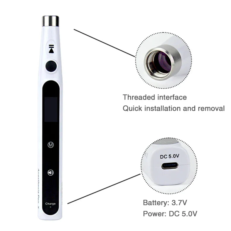 Dental Oral Anesthesia Injector Portable Painless Wireless Local Anesthesia with Operable LCD Display Dentist Equipment - Image 6