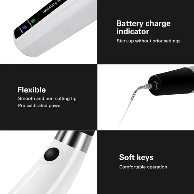 Dental Wireless Ultrasonic Activator Endo Ultra Activator Sonic Irrigator Endo Activator for Root Canal Tips Dentistry Tools - Image 4
