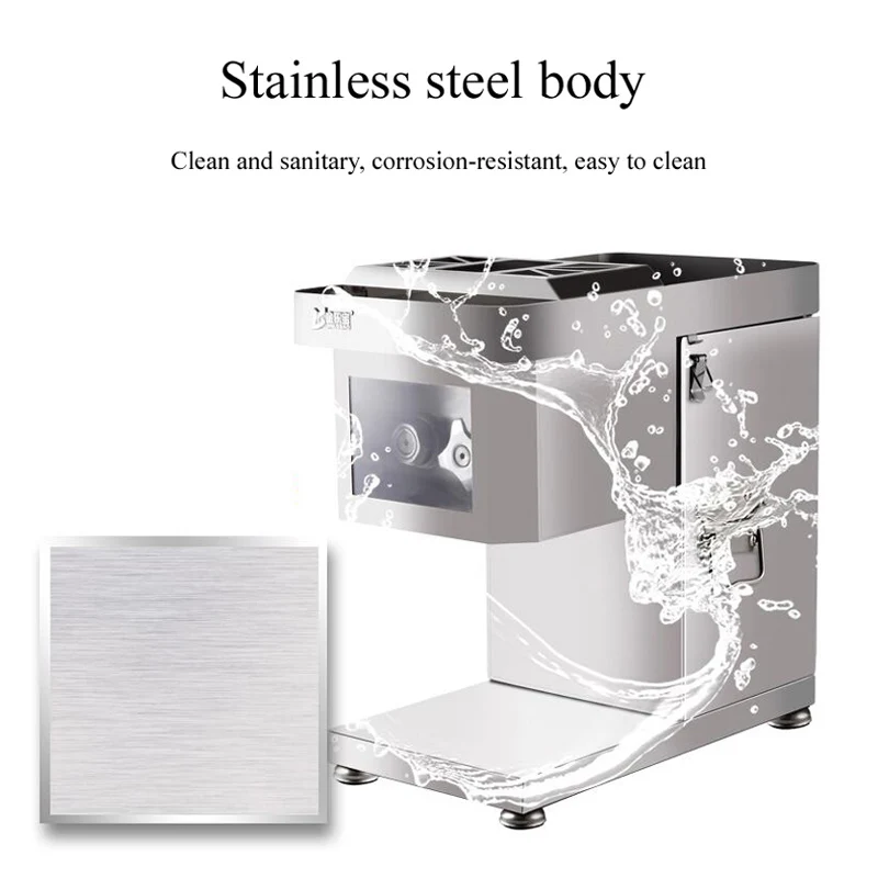 Desktop Meat Slicer For Fresh Meat Slicing Shredding Dicing Detachable Blade Electric Meat Cutting Machine - Image 4