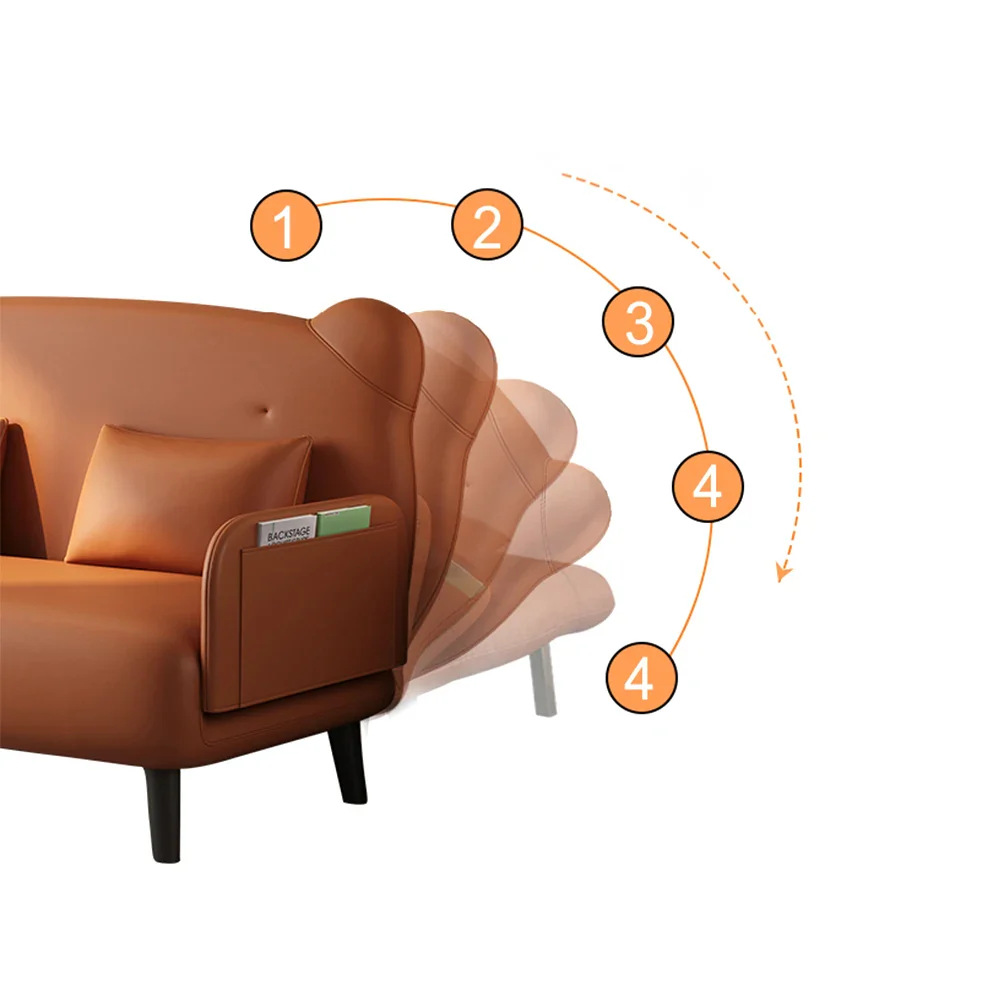 Double Folding Sofa Bed Small Apartment Living Room Balcony Multifunctional Bed Single Child Folding Bed 0.7M Width - Image 3
