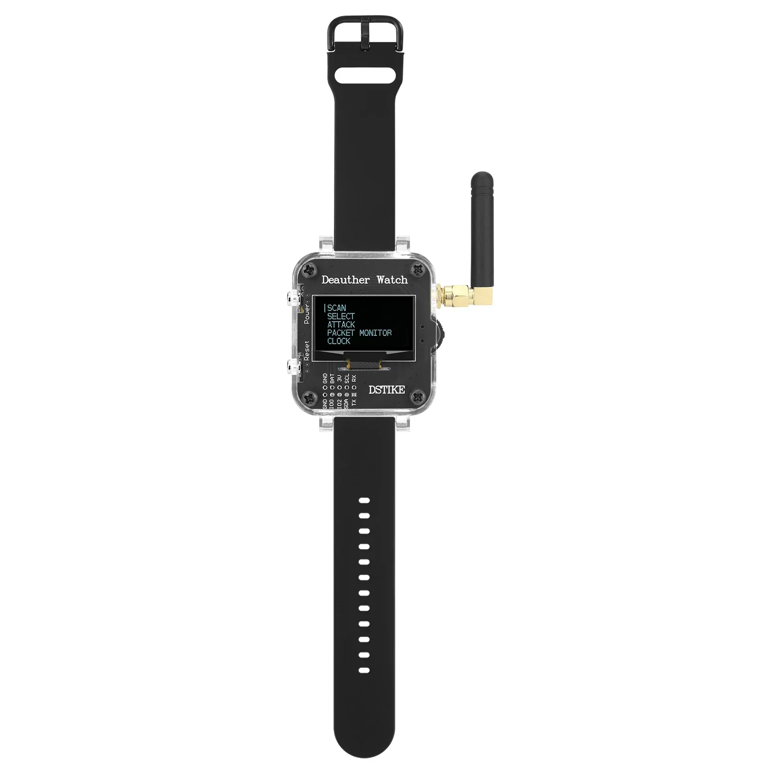 DSTIKE V3S Watch Deauther Rechargeable IoT Security Tester to Test WiFi Networks Deauther ESP8266 - Image 3