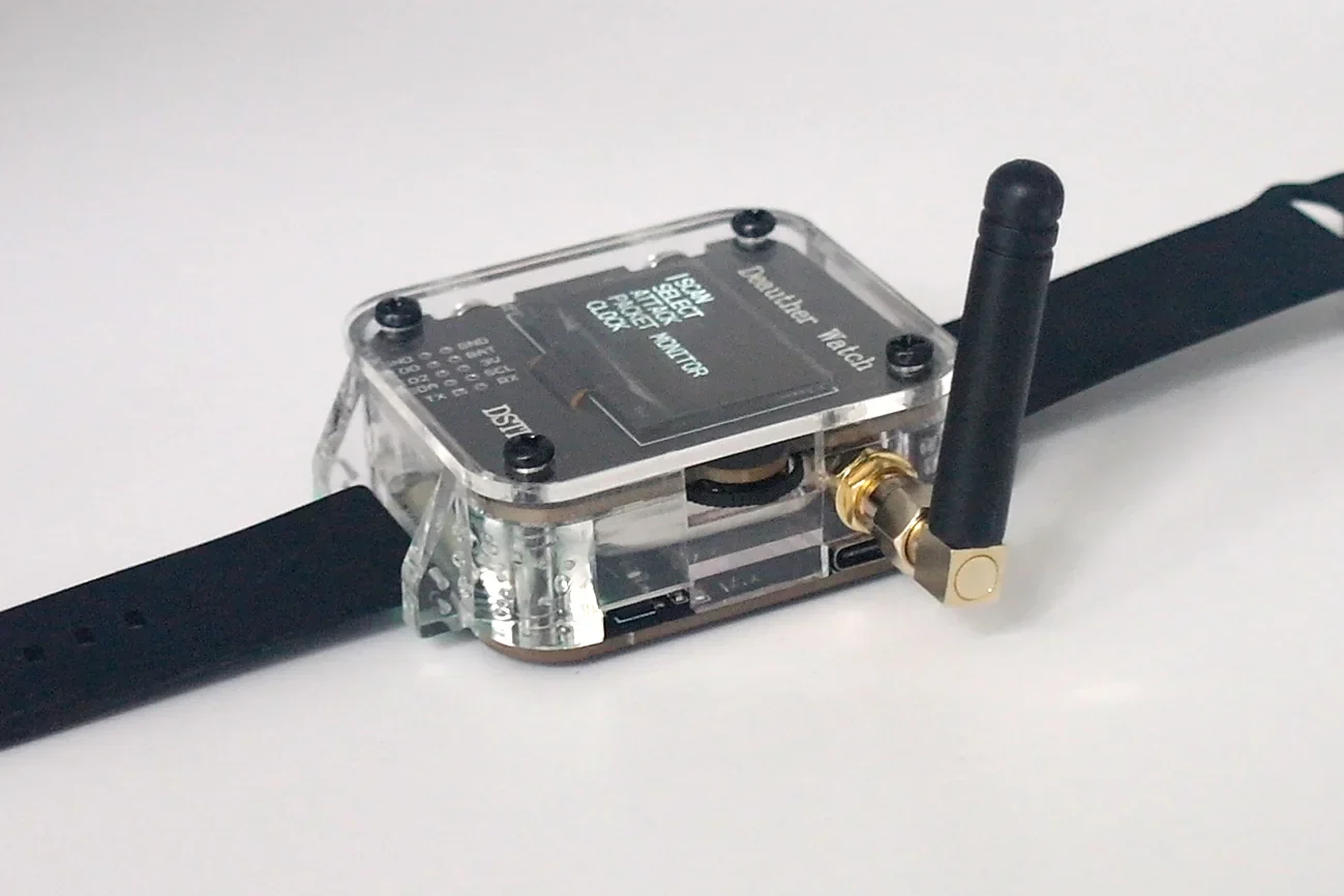 DSTIKE V3S Watch Deauther Rechargeable IoT Security Tester to Test WiFi Networks Deauther ESP8266 - Image 8