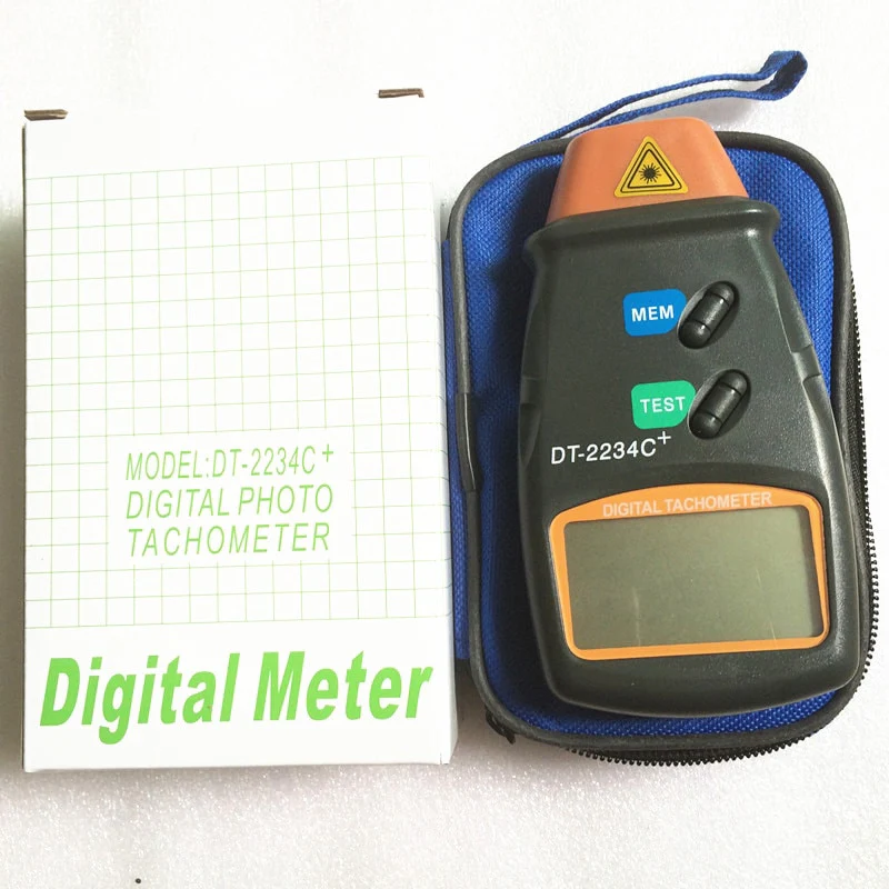 DT-2234C digital engine tachometer speed digital speedometer Digital Laser Photo Tachometer Non Contact Tach speed meter - Image 6