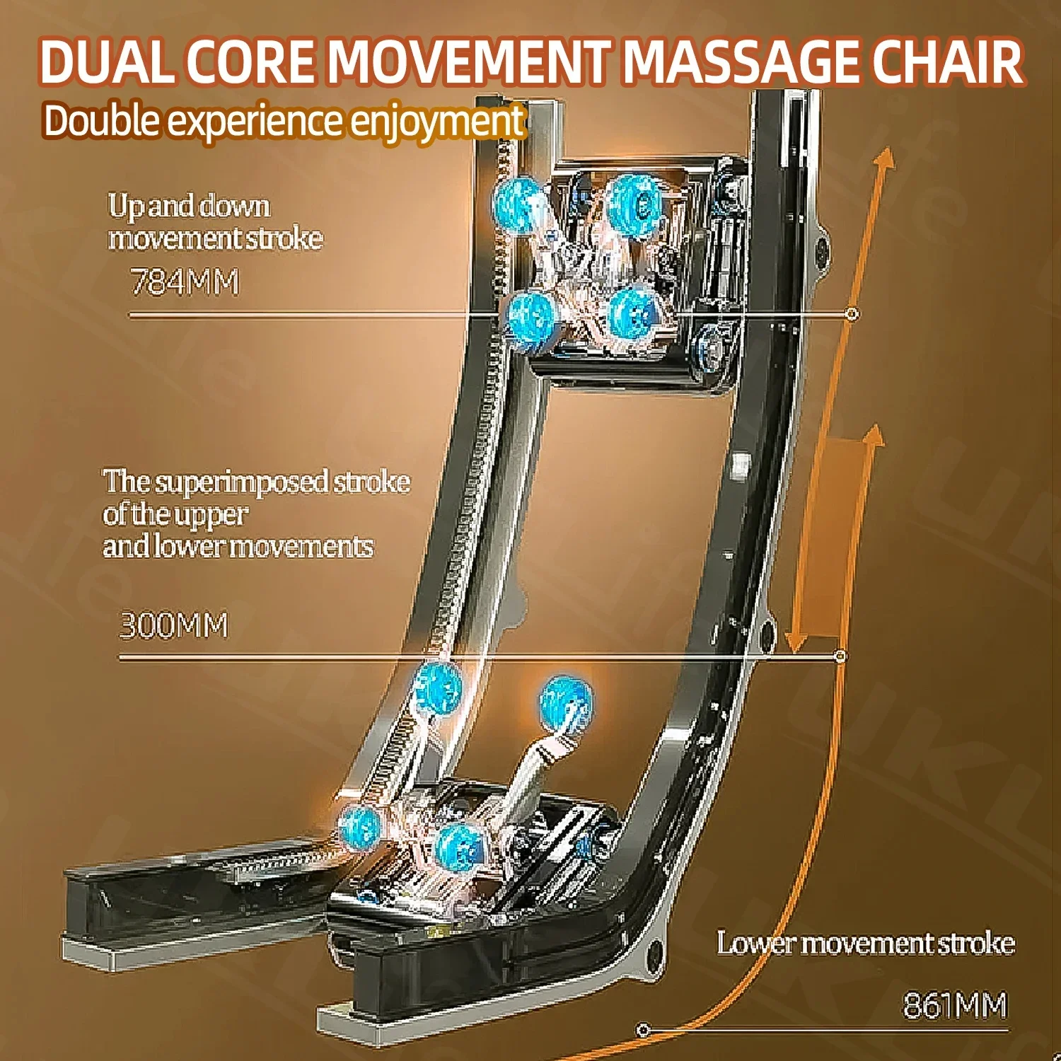 Dual movement Manipulator 8D Home Zero Gravity Full Body Luxury Massage Chairs SL 4D Massage Sofa Office chair - Image 3