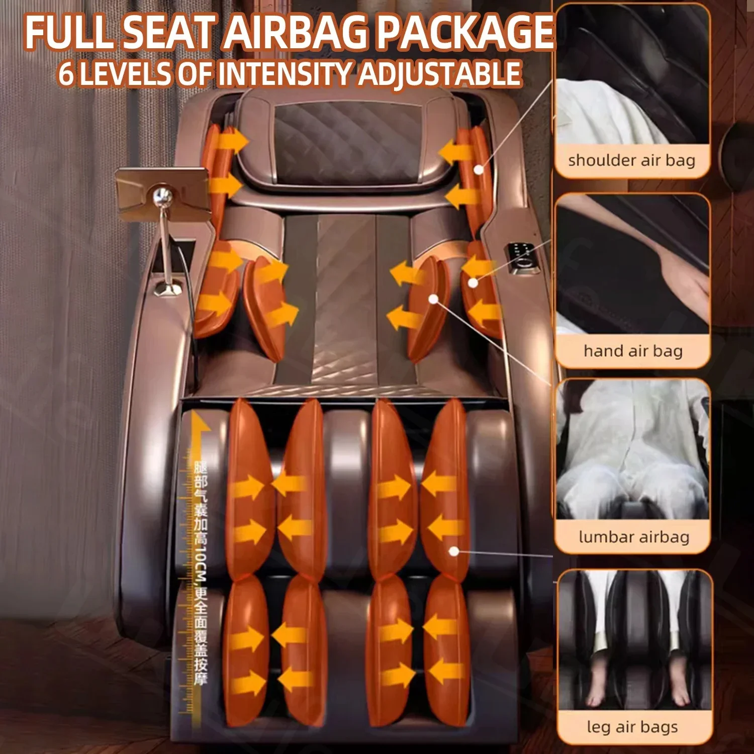 Dual movement Manipulator 8D Home Zero Gravity Full Body Luxury Massage Chairs SL 4D Massage Sofa Office chair - Image 7