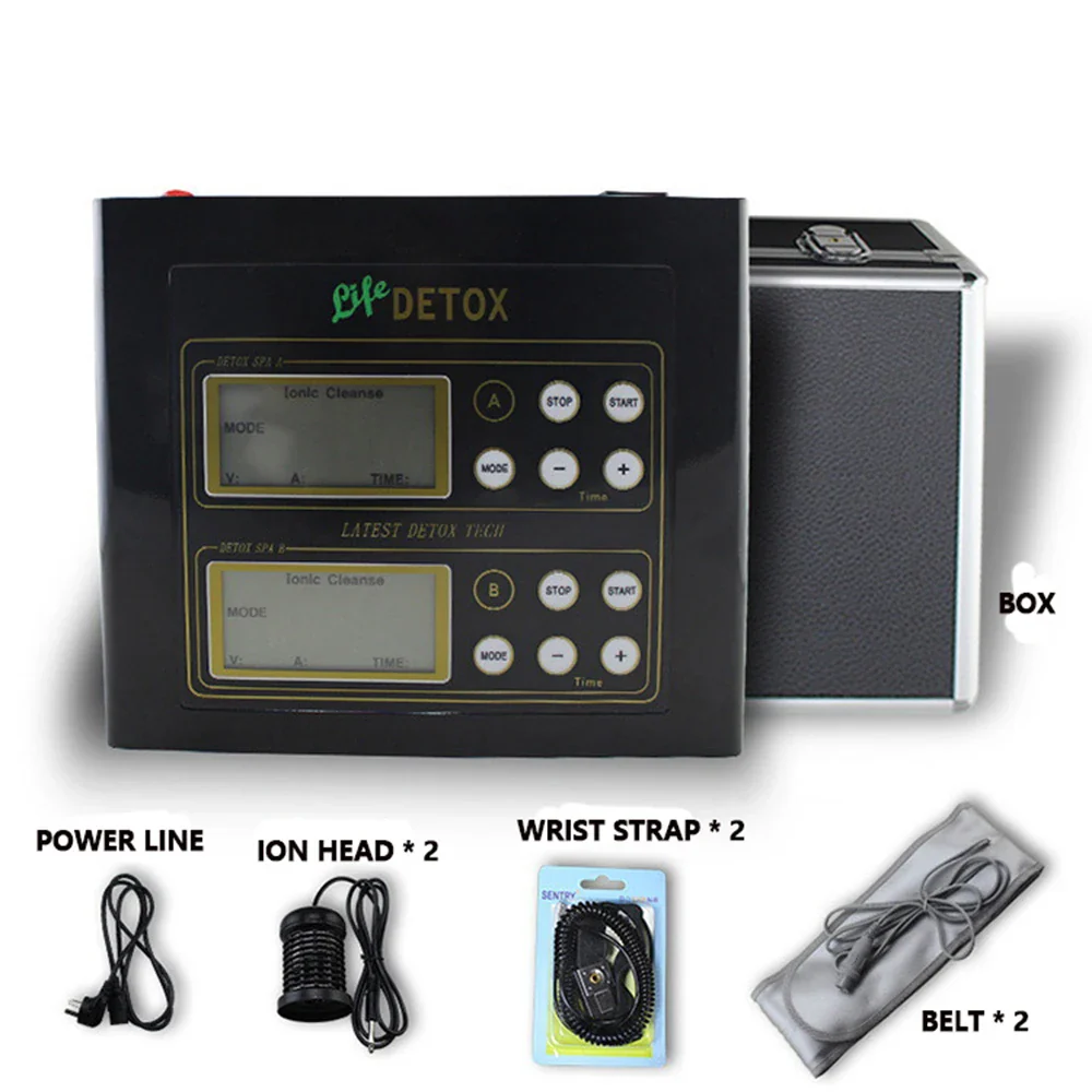 Dual-user Detox Machine Ion Cleanse Ionic Detox Foot Bath Aqua Cell Spa Machine Footbath Far Infrared Massage Detox Foot Bath - Image 2