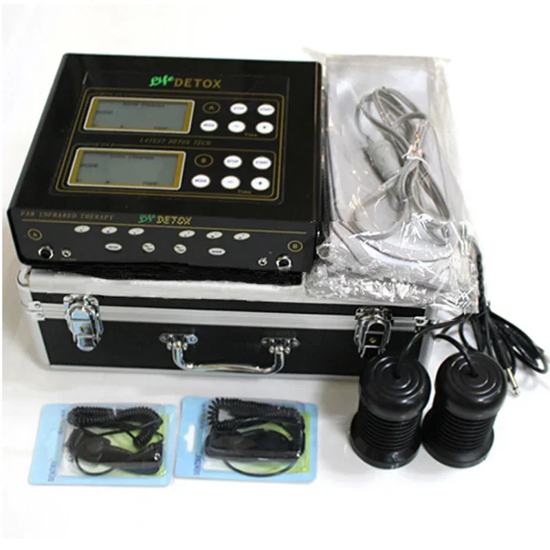 Dual-user Detox Machine Ion Cleanse Ionic Detox Foot Bath Aqua Cell Spa Machine Footbath Far Infrared Massage Detox Foot Bath - Image 4