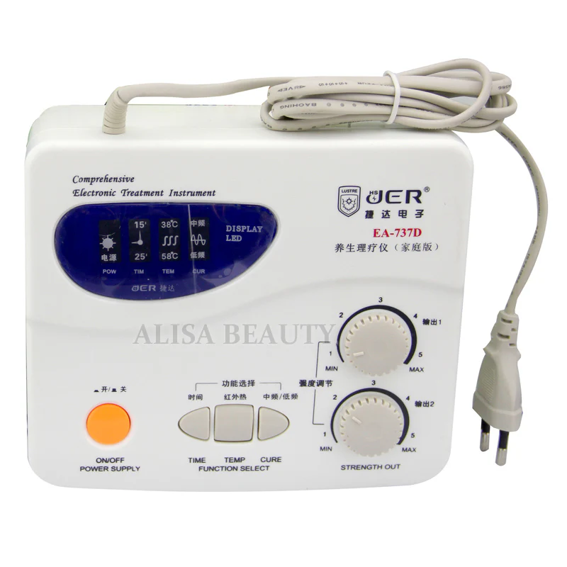 EA-F737D Electro Acupuncture Stimulator Muscular Massaging Far Infrared Therapy Machine Foot Massage Magnetic therapy Slippers - Image 3