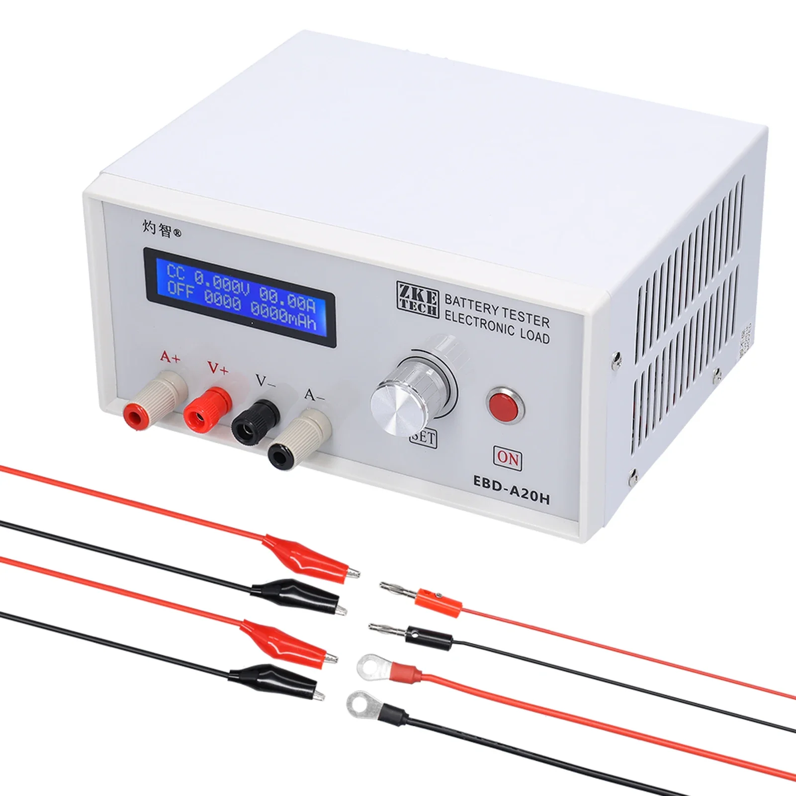 EBD-A20H  Battery Tester 30V 20A 200W Multifunction Direct Current Electronic Load Discharger Support PC Online Software Control