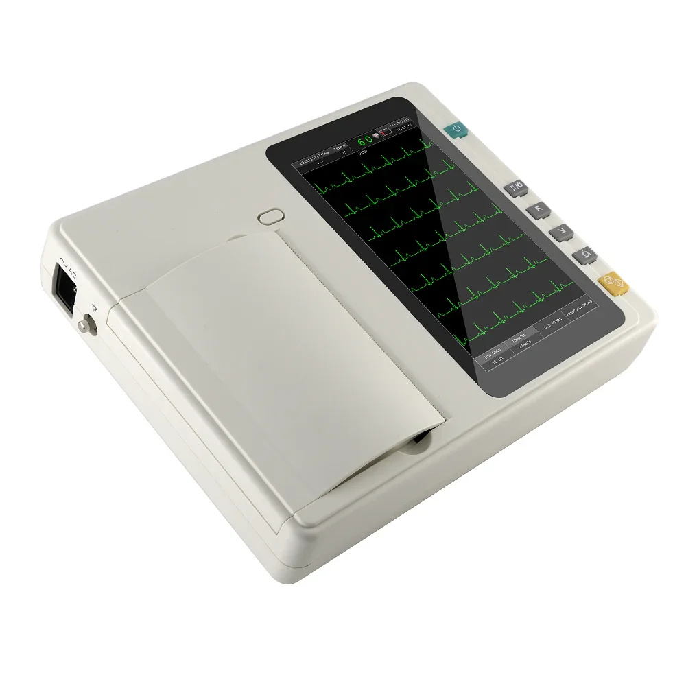 ECG301 7 Inch Touch Screen 12-Lead 3-Channel ECG EKG Machine Electrocardiograph with PC Analysis Software - Image 4