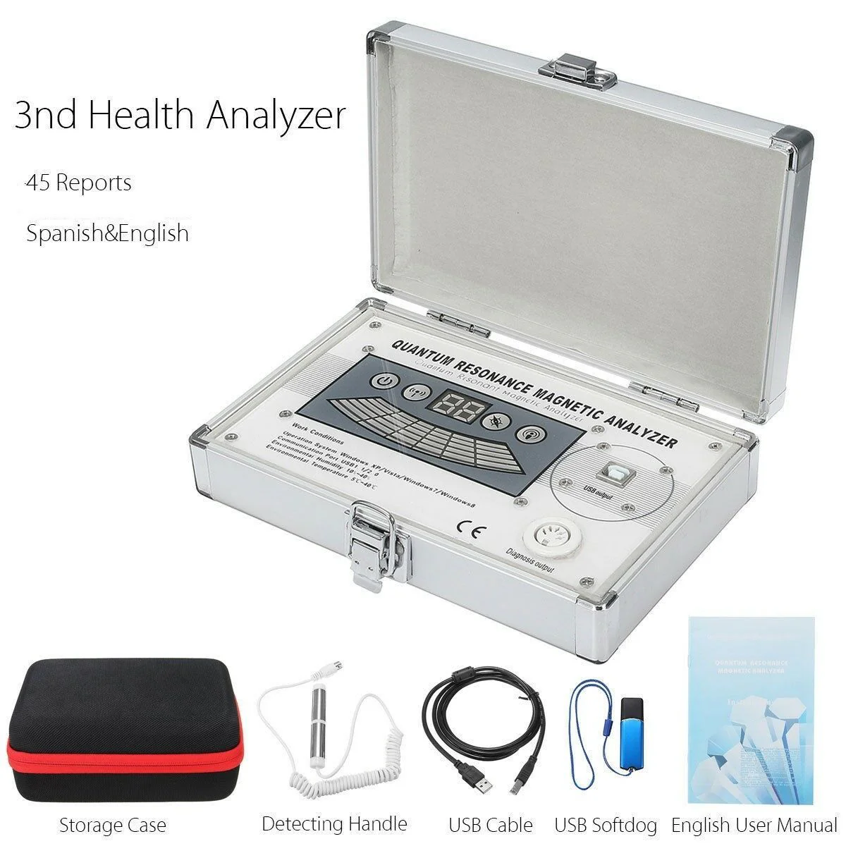 EHM Quantum Magnetic Resonance Body Analyzer 45 Reports English & Spanish Or other languages - Image 3