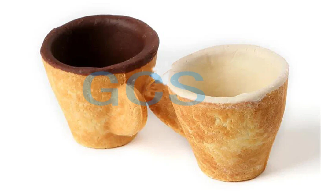 Electric 110/220V Edible Coffee Cup Waffle Maker Machine Non-stick Waffle Cup Baker Water Cup Waffle Machine - Image 3