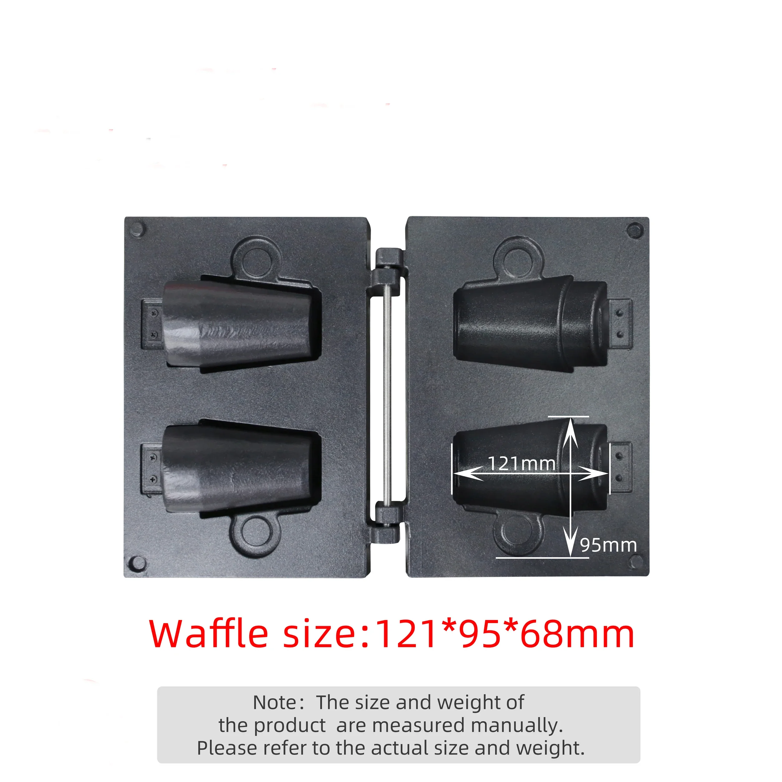 Electric 110/220V Edible Coffee Cup Waffle Maker Machine Non-stick Waffle Cup Baker Water Cup Waffle Machine - Image 4