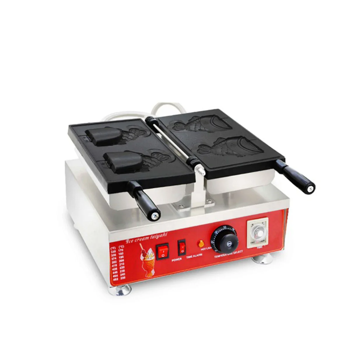 Electric 110v 220v Wink Eye Ice Cream Taiyaki Maker Japanese Mini Fish Cone Machine - Image 5
