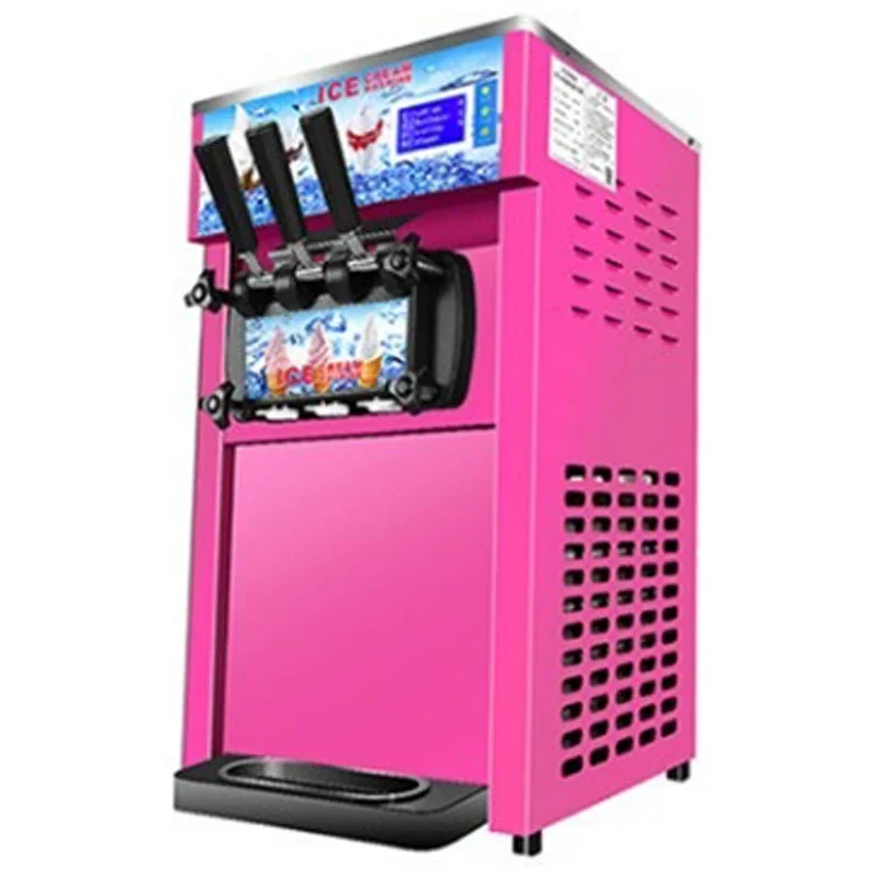 Electric 220/110V Soft Ice Cream Machine with 3 Different Flavors Fruit Freezer Hard Mixing Ice Cream Making Machine - Image 8