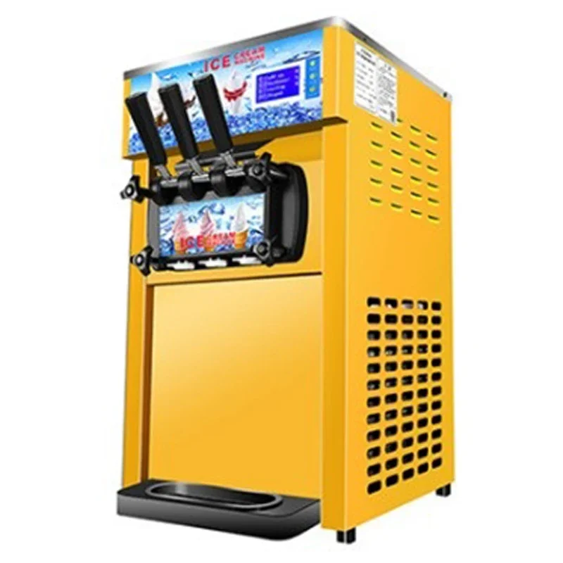Electric 220/110V Soft Ice Cream Machine with 3 Different Flavors Fruit Freezer Hard Mixing Ice Cream Making Machine - Image 9