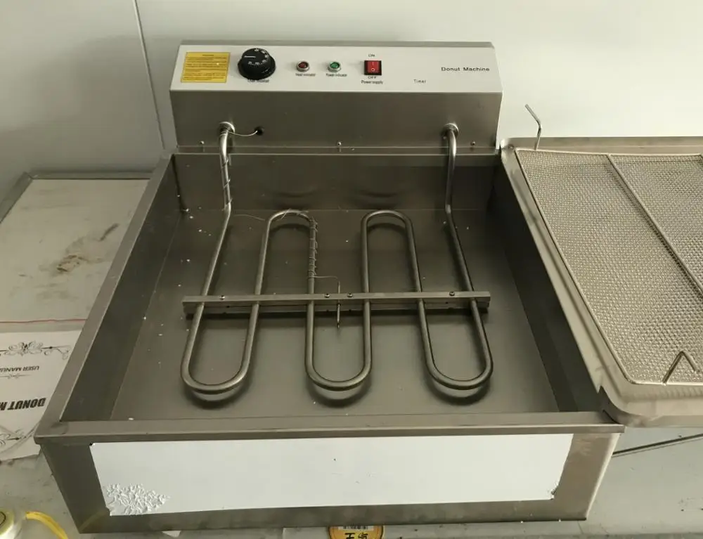 Electric 25L Commercial doughnut fryer 3000W stainless steel Donuts ball oil fryer - Image 6