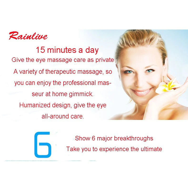 Electric Air Pressure Eye Massager Wireless Music Vibration Magnetic Heating - Image 7