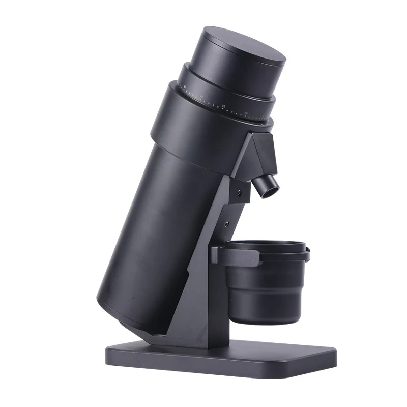 Electric Coffee Grinder 63MM Titanium Burr Stepless Fineness Adjustment Removable Magnetic Suction Port