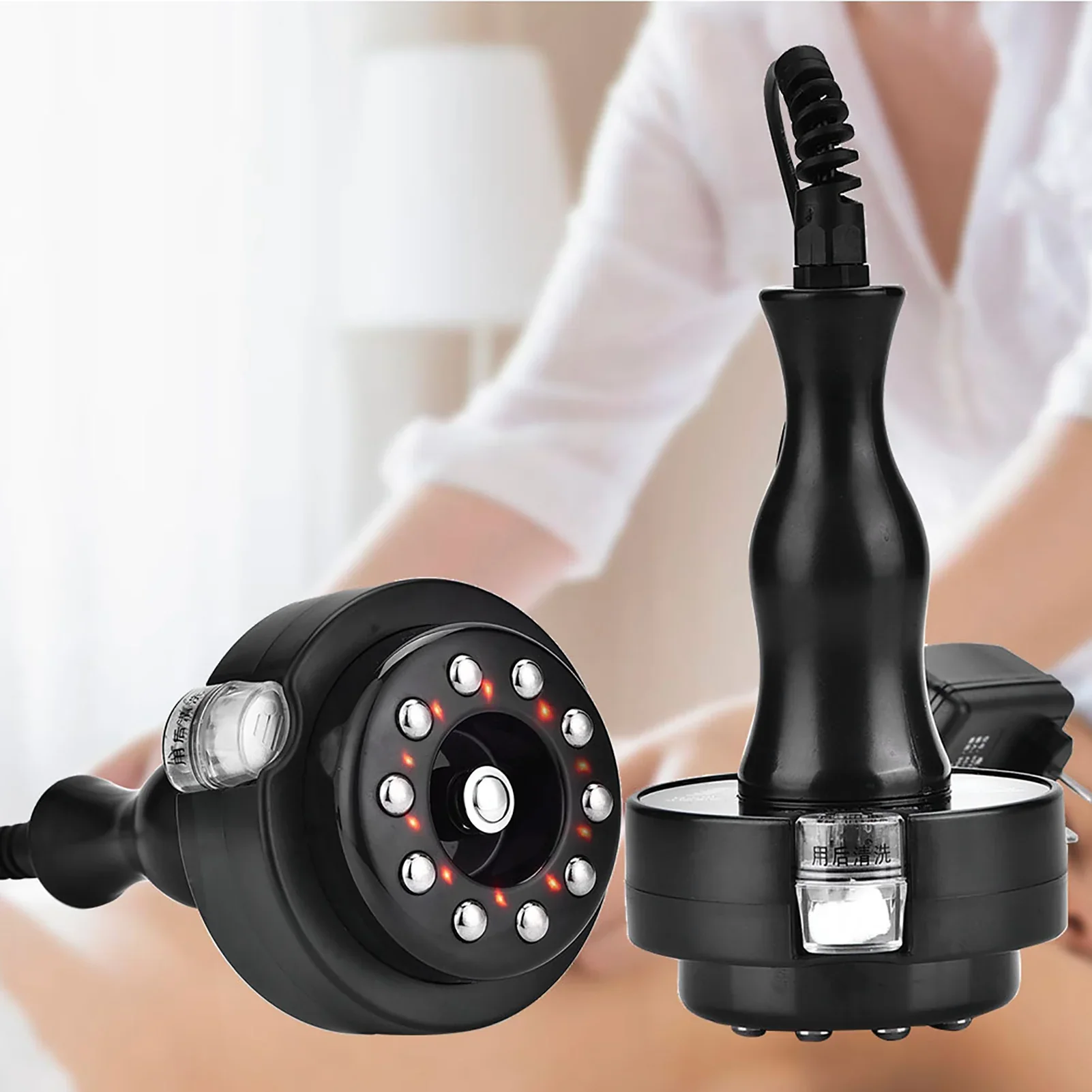 Electric Cupping Massager Vacuum Suction Cups Micro-current Heating Guasha Scraping Body Slimming Fat Burning Anti-Cellulite - Image 3