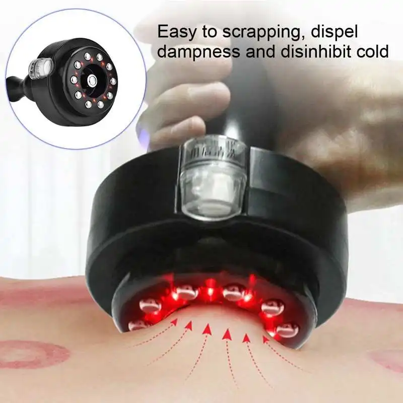 Electric Cupping Massager Vacuum Suction Cups Micro-current Heating Guasha Scraping Body Slimming Fat Burning Anti-Cellulite - Image 4