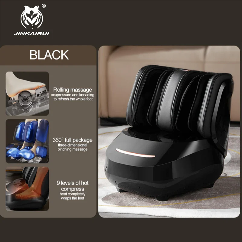 Electric Foot Massager Roller Shiatsu Kneading Leg Calf Massage Air Pressure Full Wrapped Hot Compress Relaxation Gift - Image 8